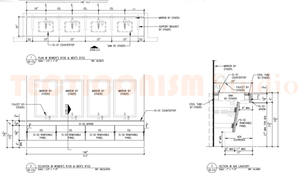 Millwork Shop Drawing